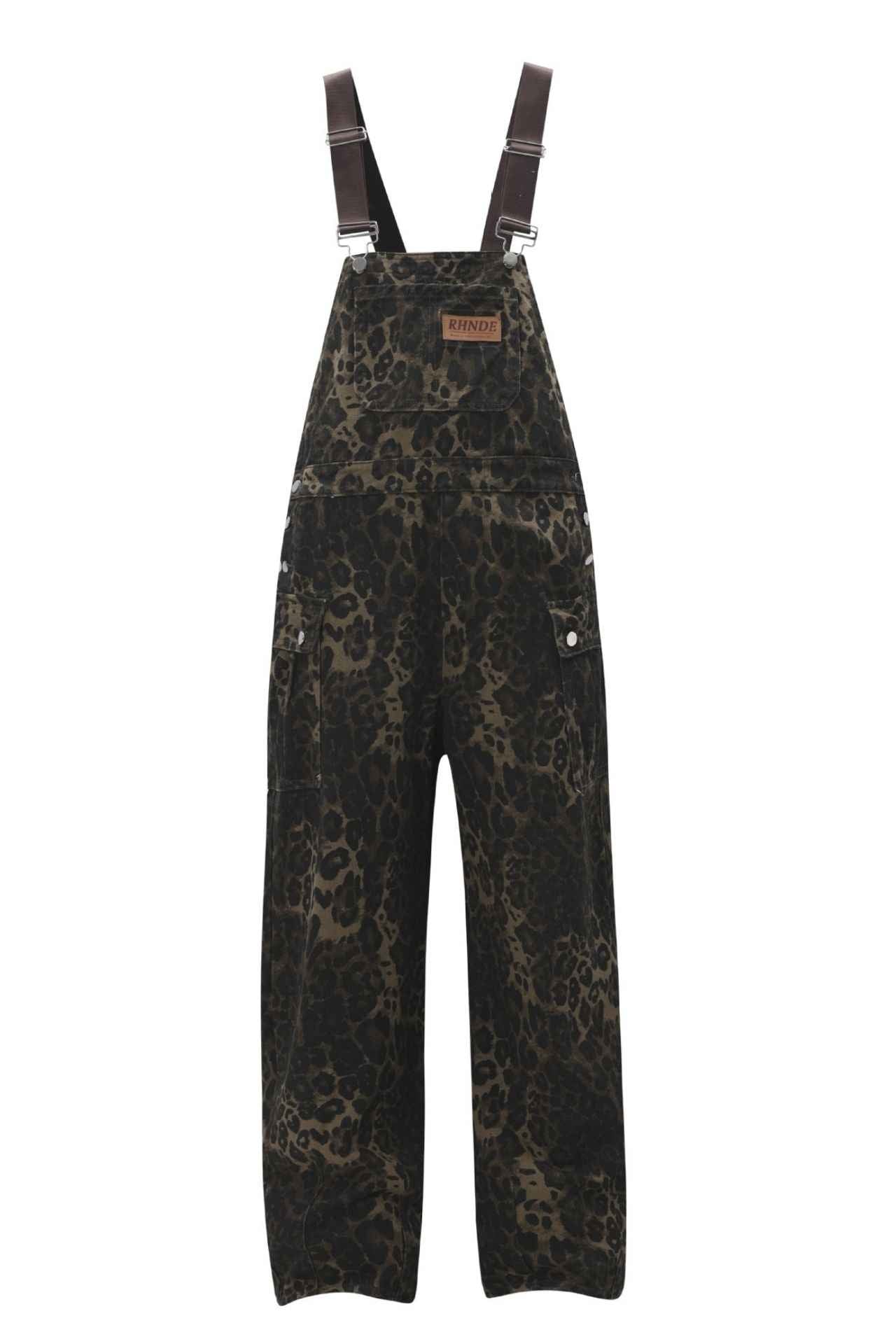 TODAMU® Women's New American Retro Loose Washed Denim Overalls Pants