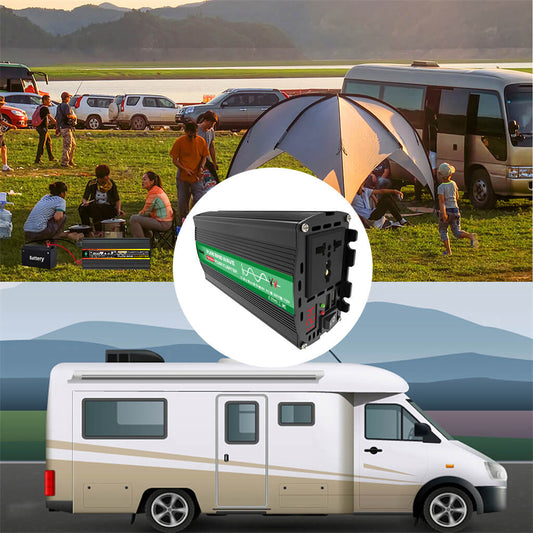 International Plug 1600W Pure Sine Wave Power Inverter