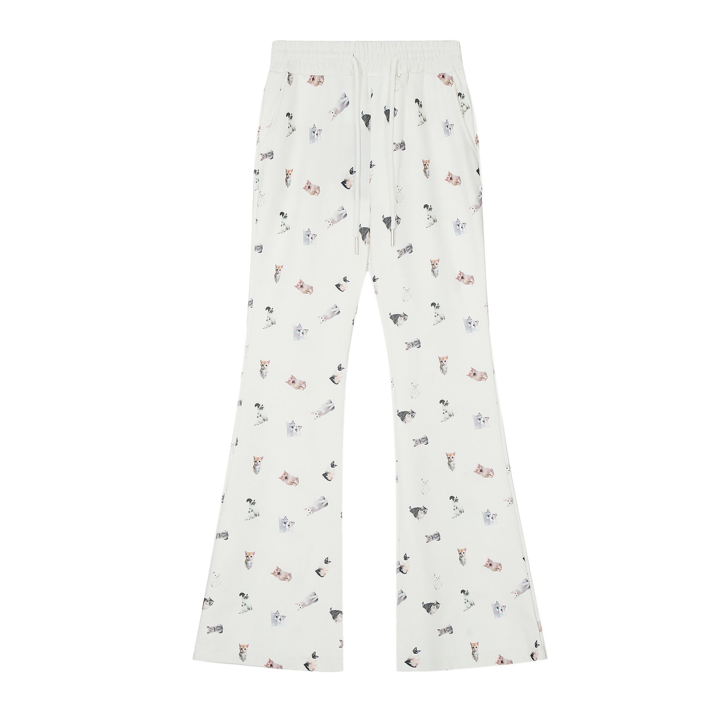 TODAMU® Women's New American Retro Casual All-over Printed Embroidered Sweatpants Trousers