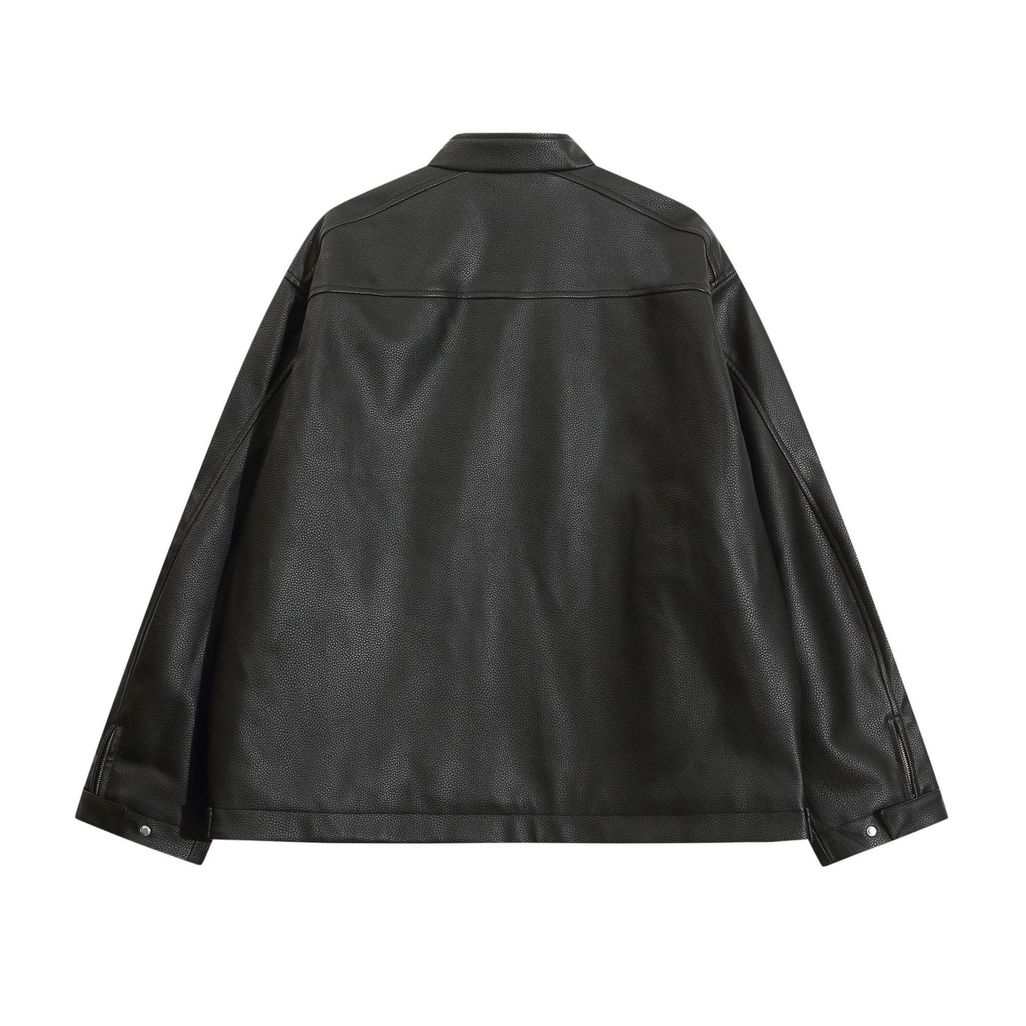 TODAMU® Women's New American Retro Loose Leather Jacket