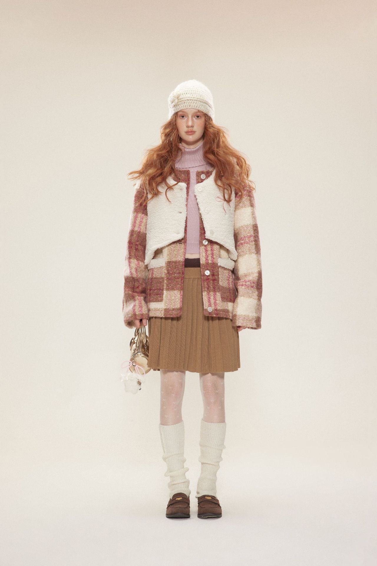 TODAMU® new winter new sweet girly vest detachable lamb wool cotton jacket