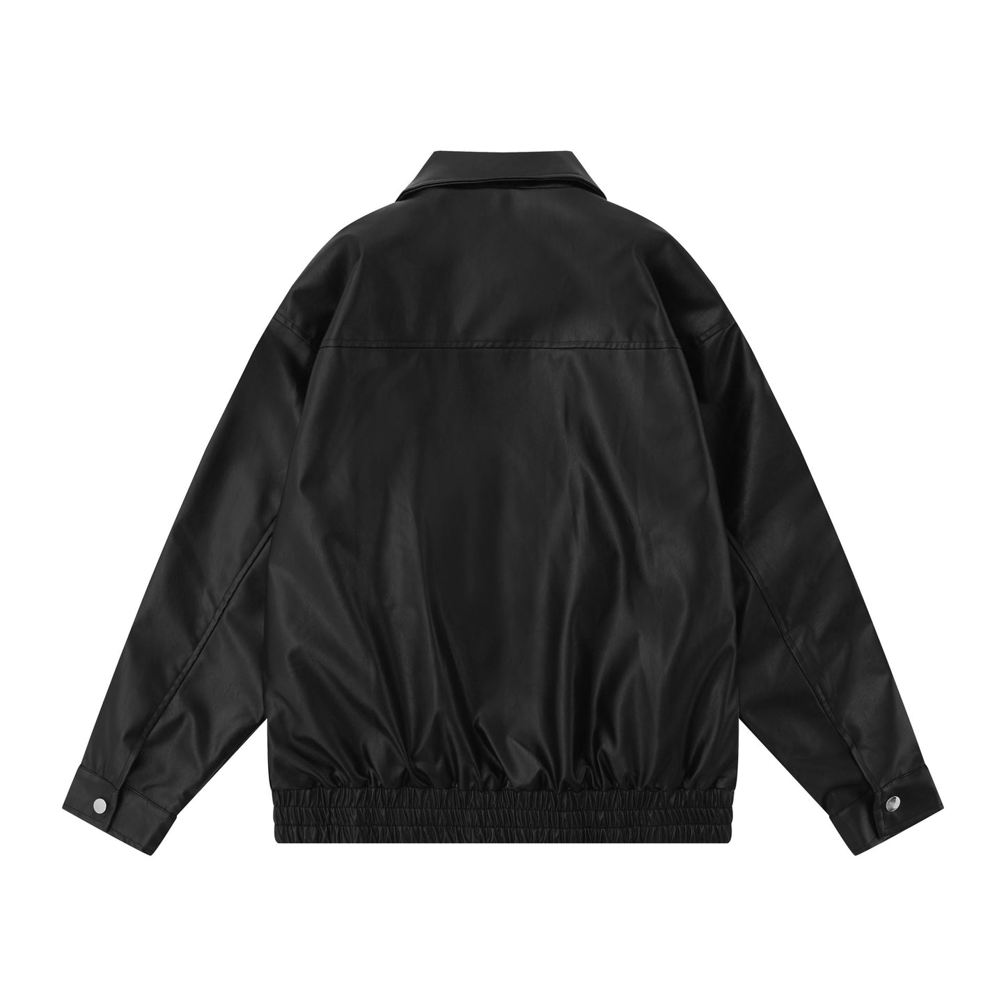 TODAMU® Women's New American Couple Style Loose Leather Jacket