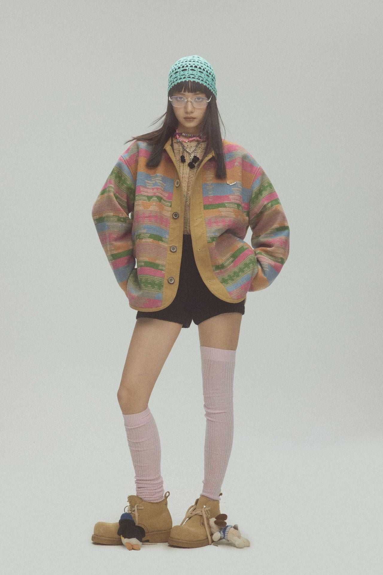 TODAMU® Women's New American Retro Ethnic Style Woolen Jacket