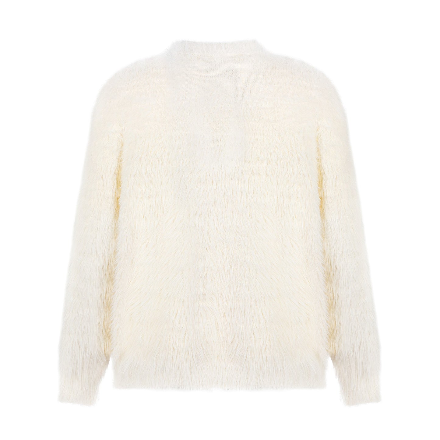 TODAMU® Women's American retro letter pattern loose round neck sweater