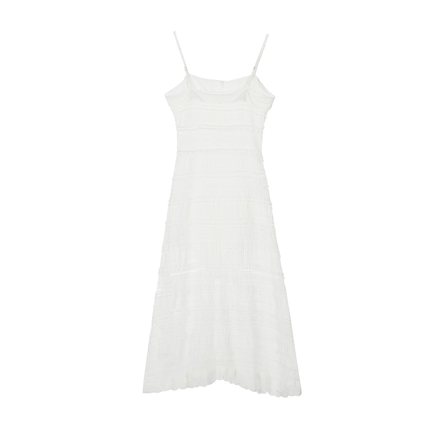 TODAMU® women's American retro lace-trimmed suspender dress