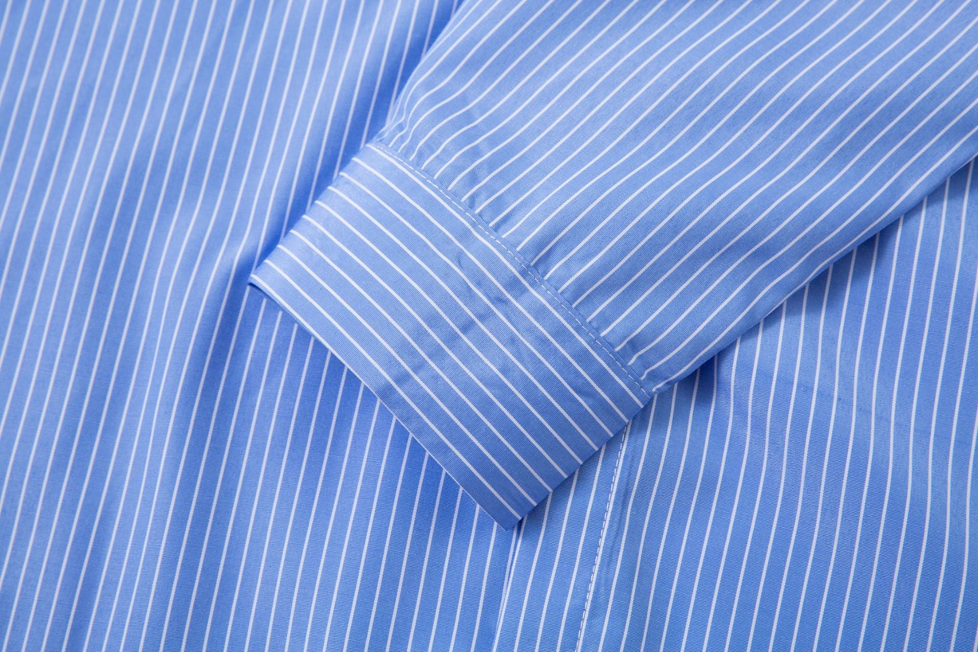 TODAMU® Women's New Loose American Girly Embroidered Striped Long Sleeve Shirt