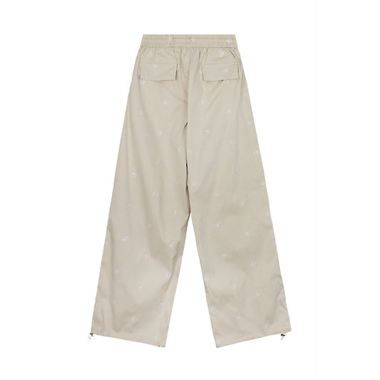 TODAMU® women's American versatile and cute printed casual umbrella pants