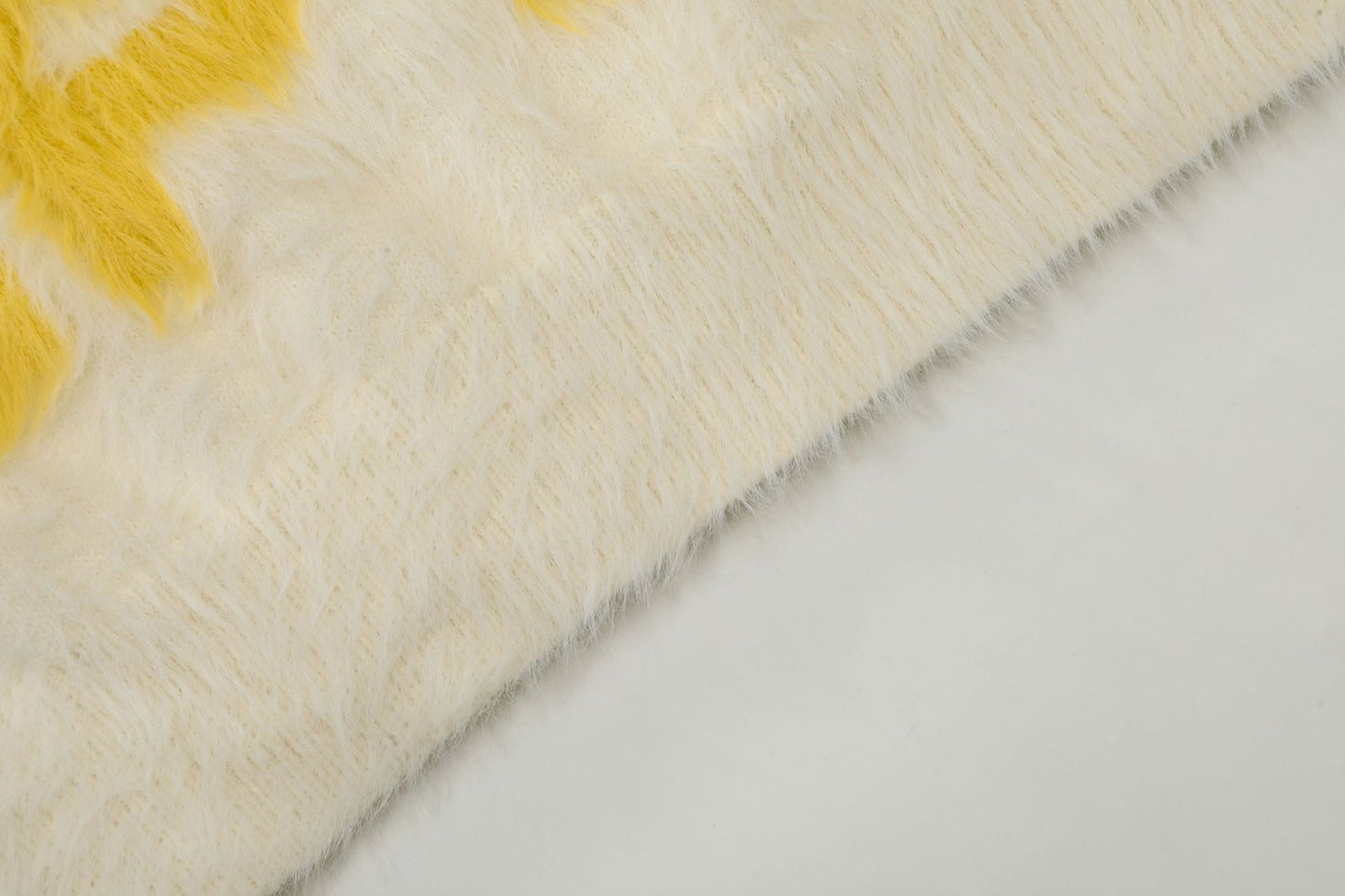 TODAMU® Women's American retro loose letter furry round neck sweater