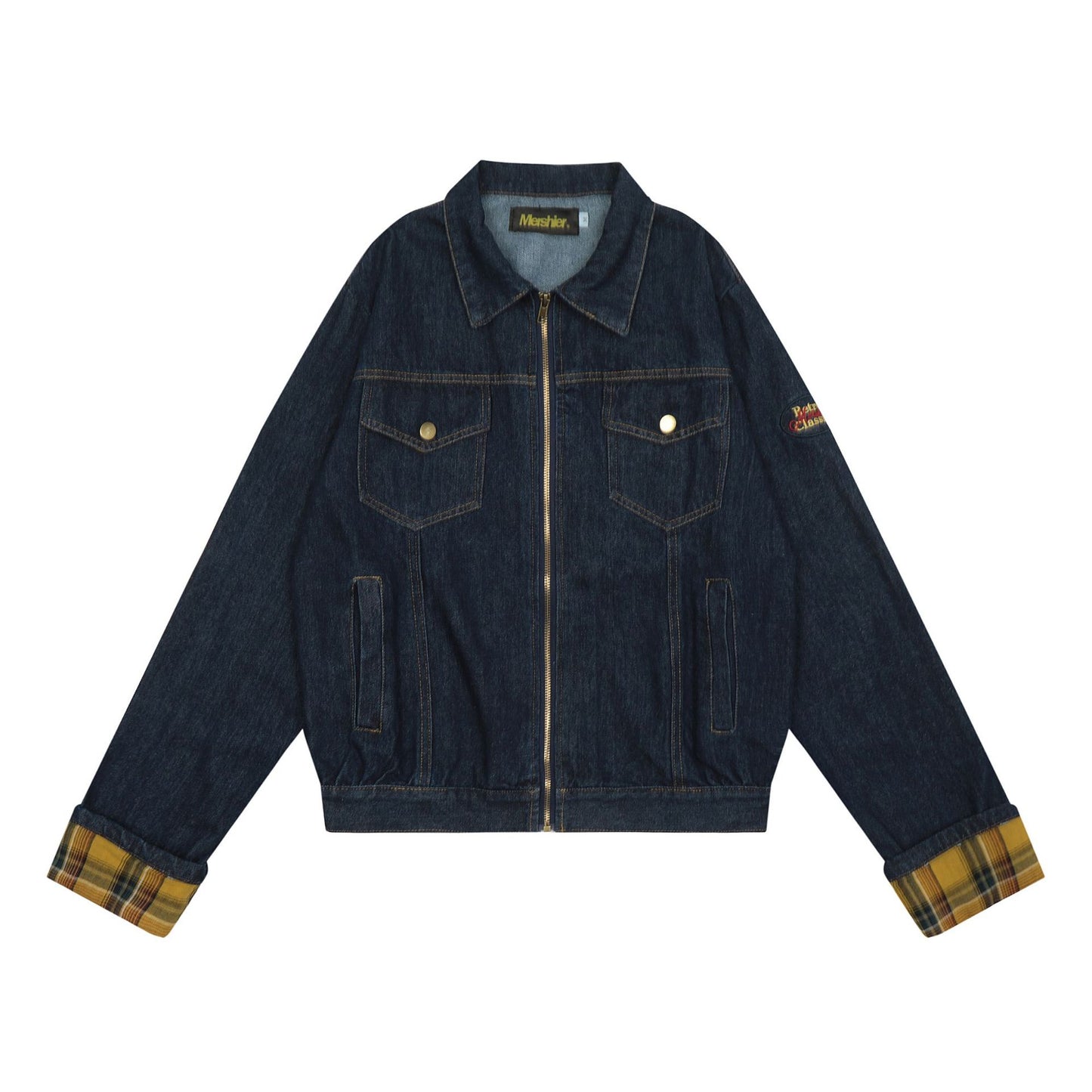 TODAMU® Women's American Retro Hot Girl Short Denim Jacket