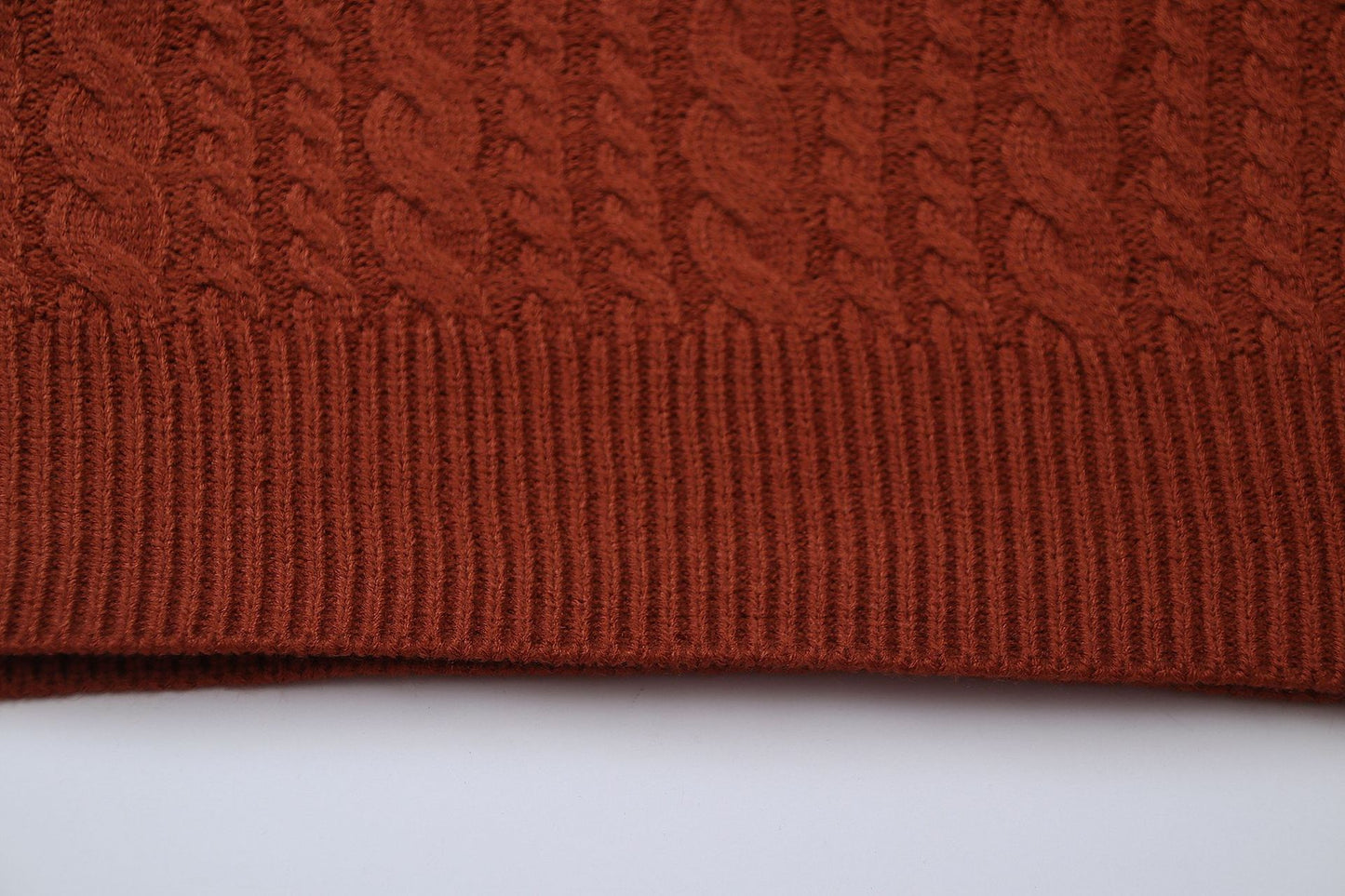 TODAMU® American street style retro simple striped loose round neck sweater