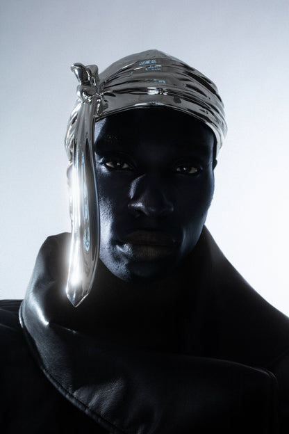 CHROME DURAG-Shop Silver durag shiny mesh