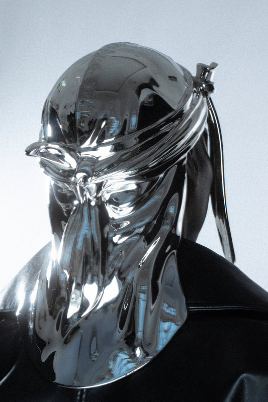 CHROME DURAG-Shop Silver durag shiny mesh