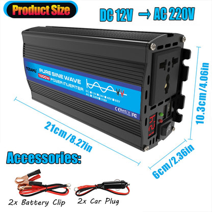 110V/220V 1000W Inverter With Solar Panel and 50A Solar Controller
