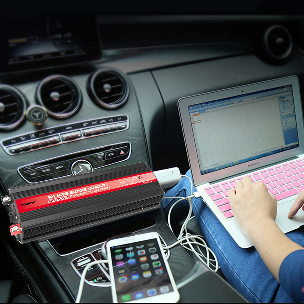 12V/24V/48V/60V 2600W Pure Sine Wave Power Inverter