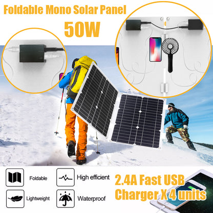 2000W 12V to 110V/220V Pure Sine Wave inverter With Solar Panel and 50A 12V/24V Solar Controller