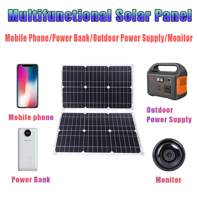 2600W 12V to 220V/110V Pure Sine Wave Inverter With Solar Panel and 50A 12V/24V Solar Controller