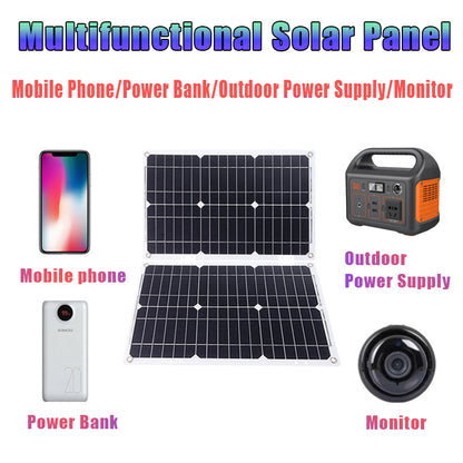 2600W 12V to 220V/110V Pure Sine Wave Inverter With Solar Panel and 50A 12V/24V Solar Controller