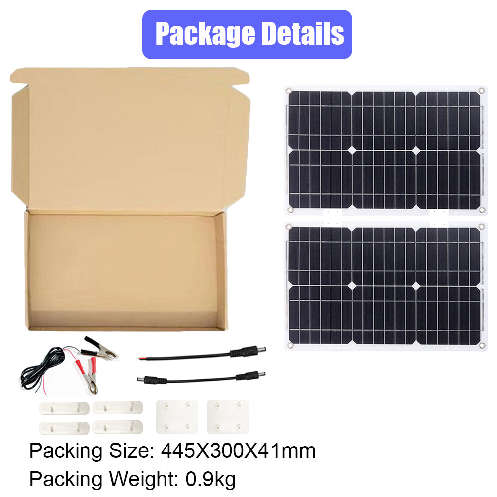 1600W 12V to 110V/220V Pure Sine inverter With Solar Panel and 50A 12V/24V Solar Controller