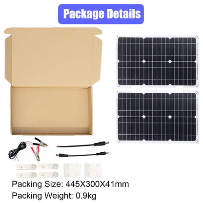 1600W 12V to 110V/220V Pure Sine inverter With Solar Panel and 50A 12V/24V Solar Controller