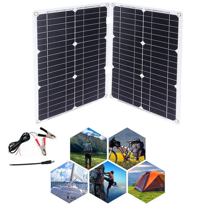 2600W 12V to 220V/110V Pure Sine Wave Inverter With Solar Panel and 50A 12V/24V Solar Controller