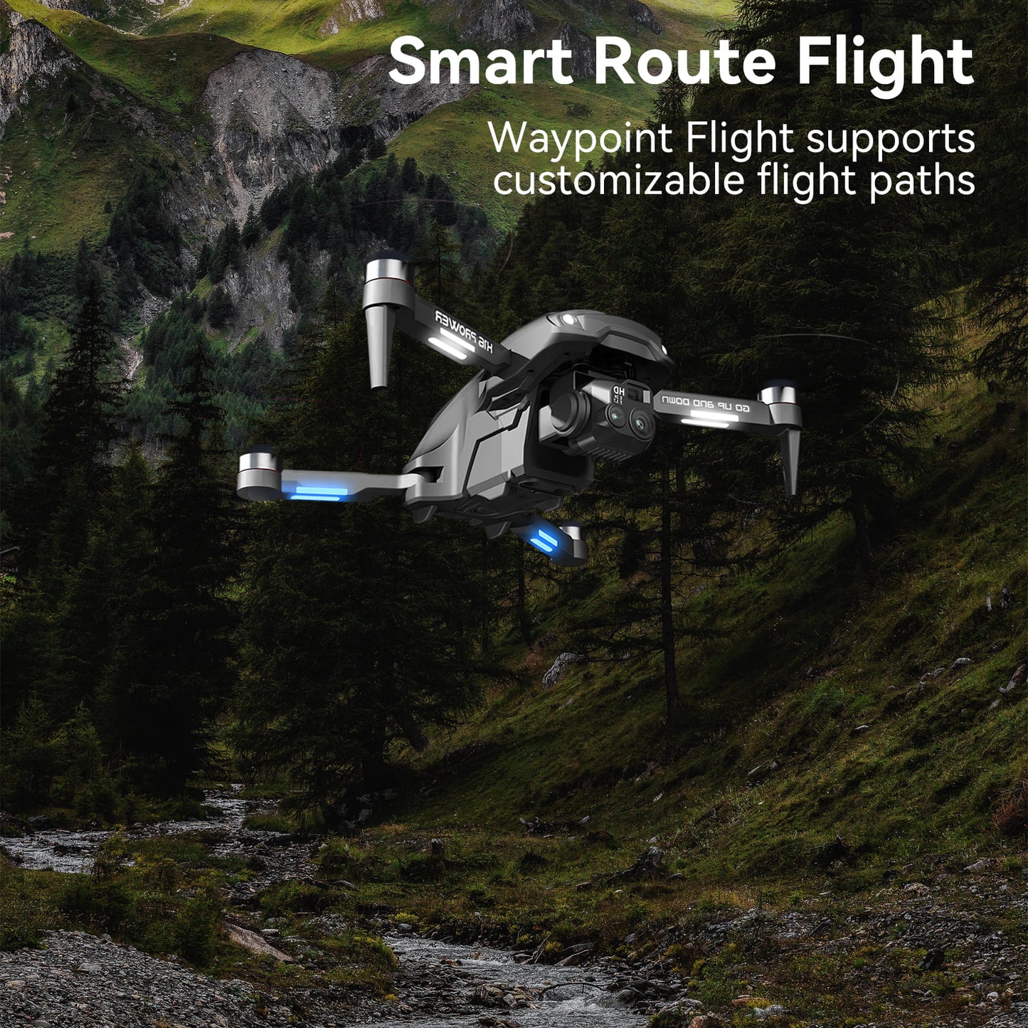 TODAMU H16 Prowler 4K Camera Drone with Obstacle Avoidance & Smart Flight Modes