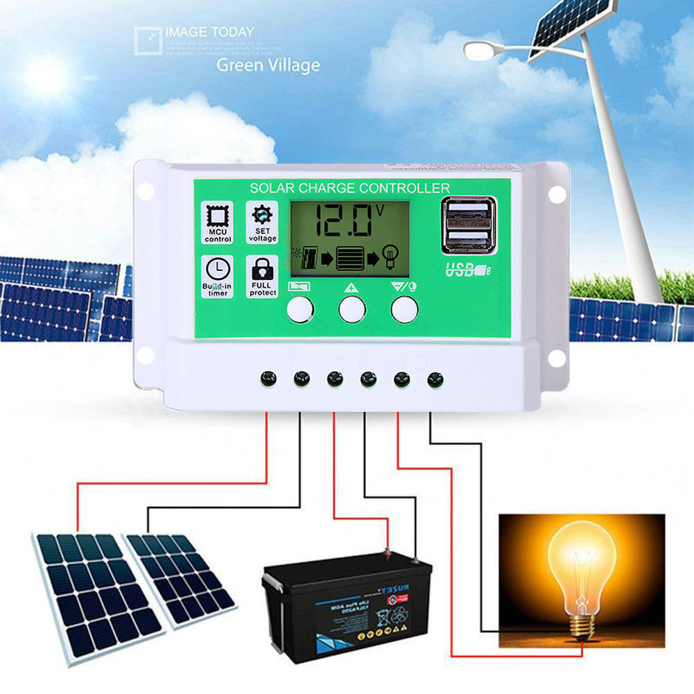 2600W 12V to 220V/110V Pure Sine Wave Inverter With Solar Panel and 50A 12V/24V Solar Controller