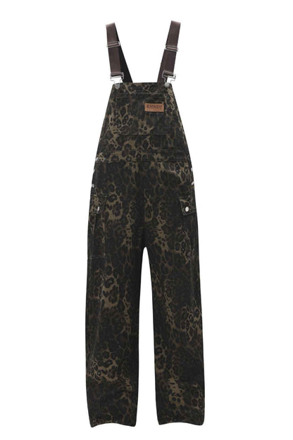 TODAMU® Women's New American Retro Loose Washed Denim Overalls Pants