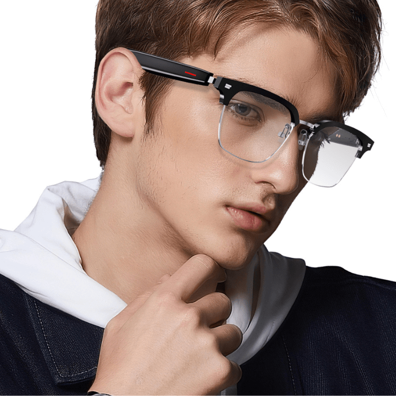 E13 NebulaBuds Real-Time Translation Anti Blue Light  Smart Glasses with Bluetooth Speaker and Voice Control for Phone