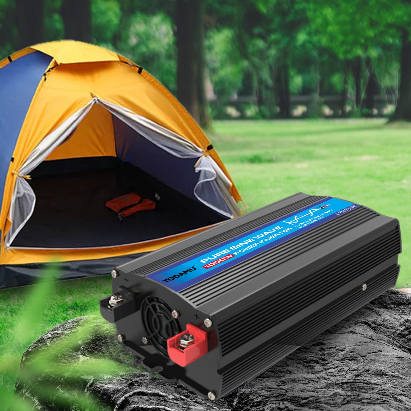 110V/220V 1000W Inverter With Solar Panel and 50A Solar Controller