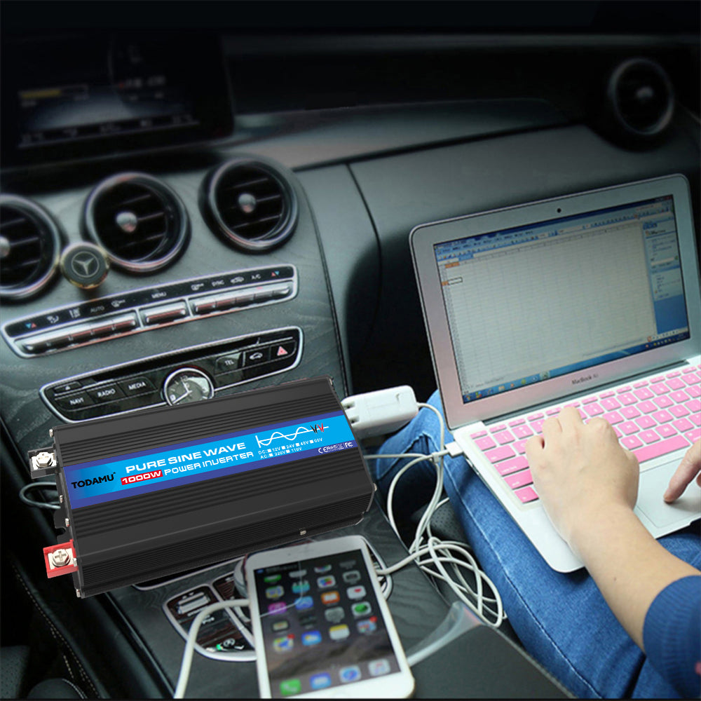 110V/220V 1000W Inverter With Solar Panel and 50A Solar Controller