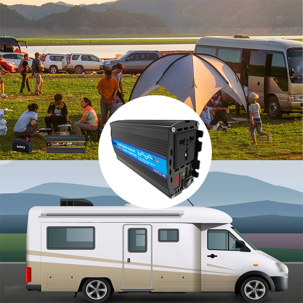 110V/220V 1000W Inverter With Solar Panel and 50A Solar Controller