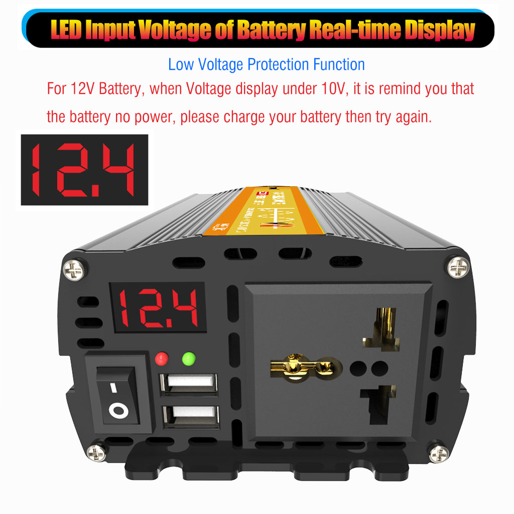 2000W 12V to 110V/220V Pure Sine Wave inverter With Solar Panel and 50A 12V/24V Solar Controller