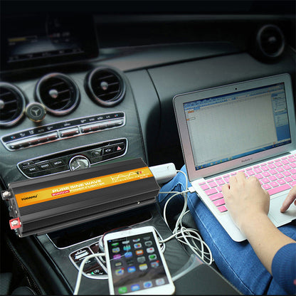 2000W 12V to 110V/220V Pure Sine Wave inverter With Solar Panel and 50A 12V/24V Solar Controller