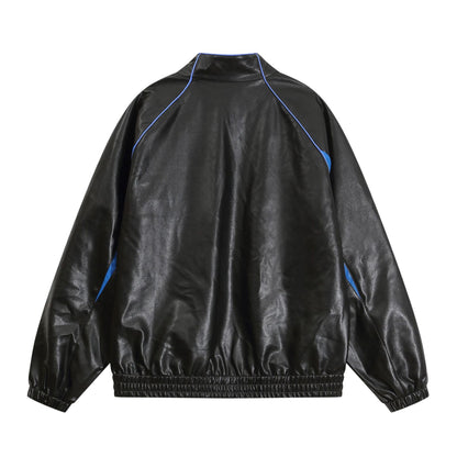 TODAMU® Women's New American Retro Loose Lamb Wool Leather Jacket