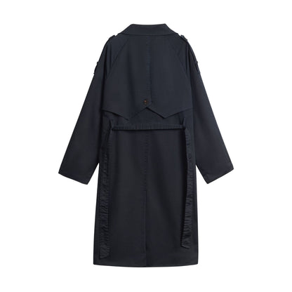TODAMU® New Arrival Loose-Fit Korean Style Stand Collar Trench Coat