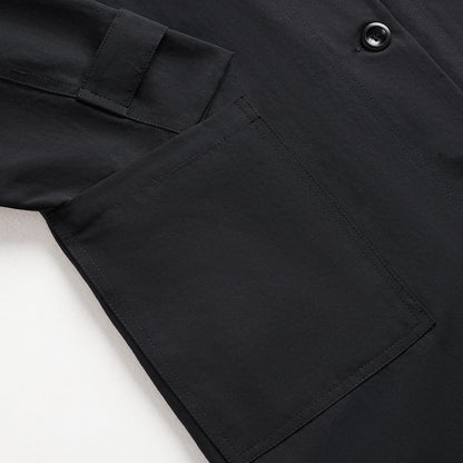 TODAMU® Loose-Fit Stand Collar Trench Coat