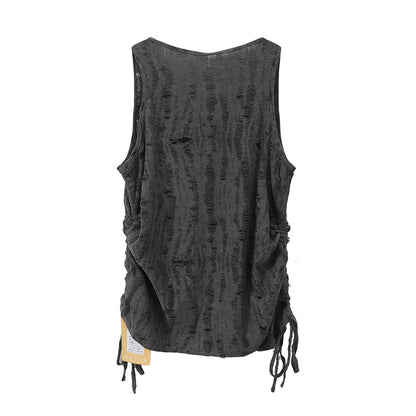 TODAMU® Women's Fashion Lace-Up Drawstring Tank Top