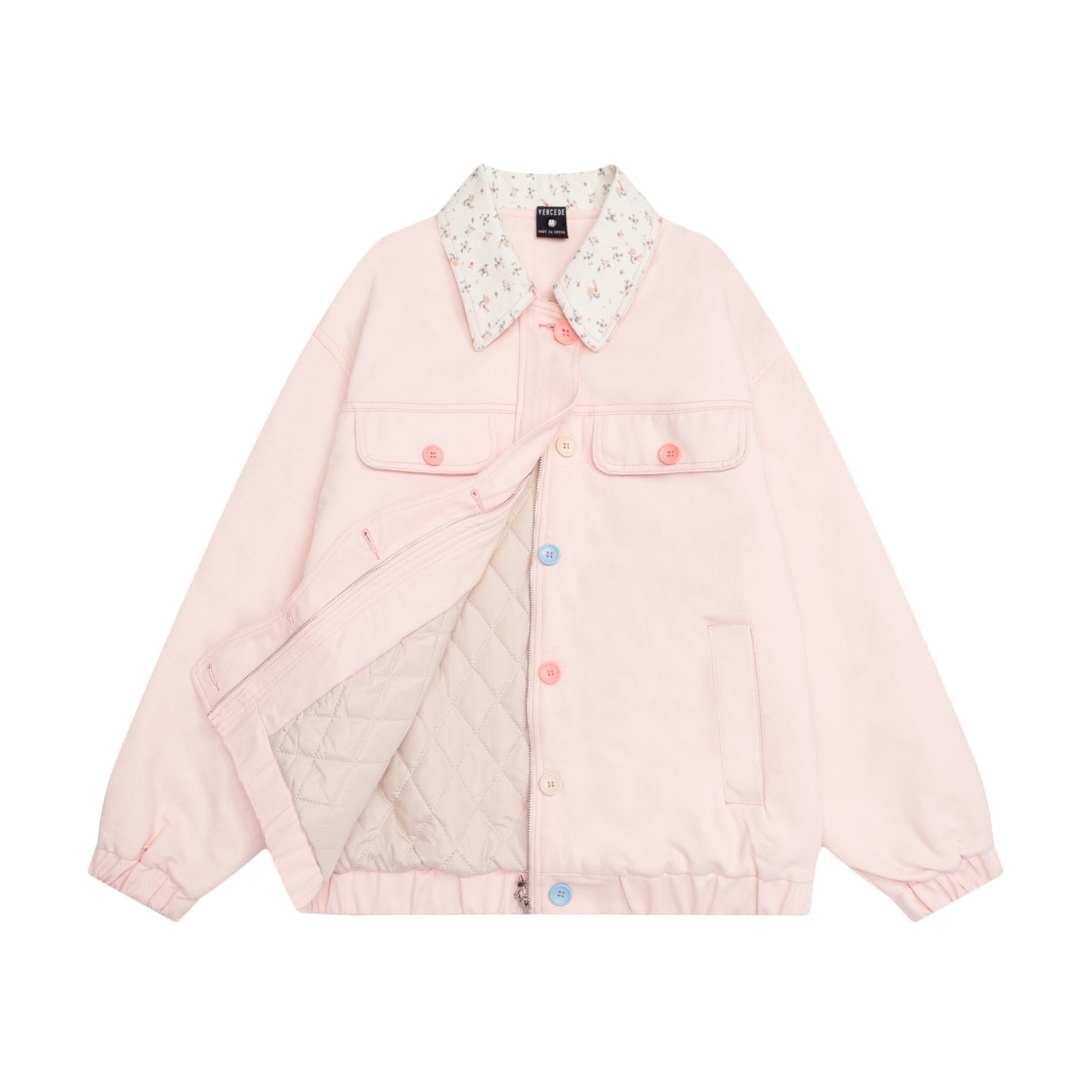 TODAMU® Women's American Retro Loose Embroidered Jacket