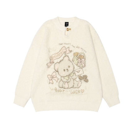 TODAMU® women's clothing sweet girly furry loose sweater