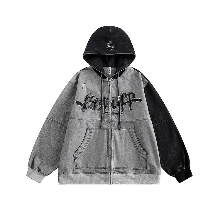 TODAMU® Women's American Retro Phantom Street Hoodie Jacket