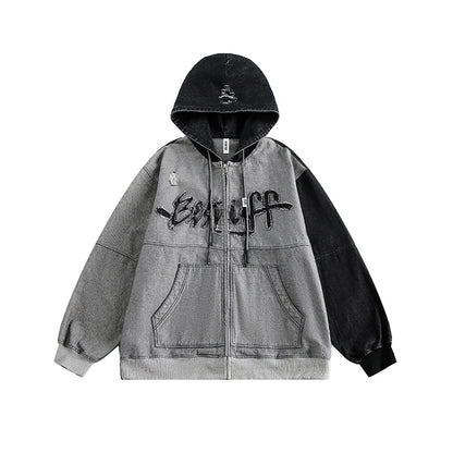 TODAMU® Women's American Retro Phantom Street Hoodie Jacket