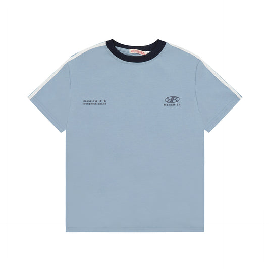 TODAMU® American Vintage Sexy Girl Color-Block Printed Short Sleeve T-Shirt for Women