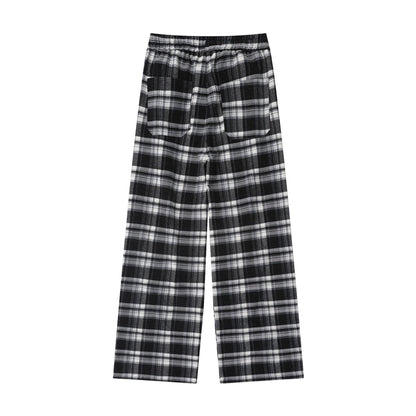 TODAMU® Women's New Style American Retro Plaid Casual Loose Trousers