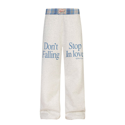 TODAMU® women's clothing American retro hottie embroidery splicing casual trousers