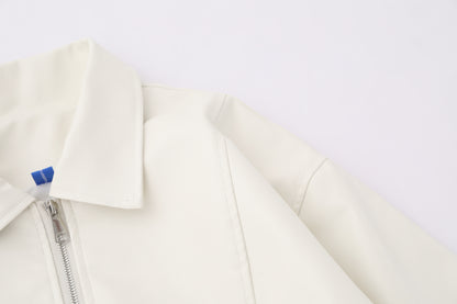 TODAMU® Women's New American Couple Style Loose Leather Jacket