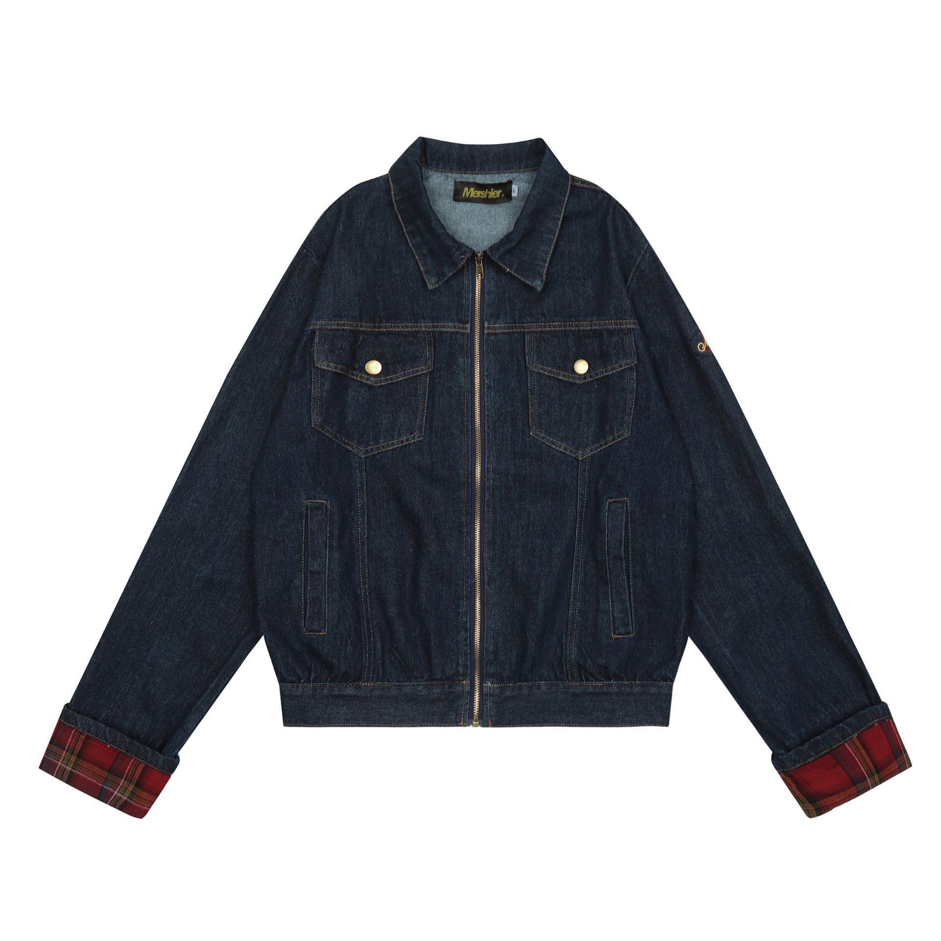 TODAMU® Women's American Retro Hot Girl Short Denim Jacket