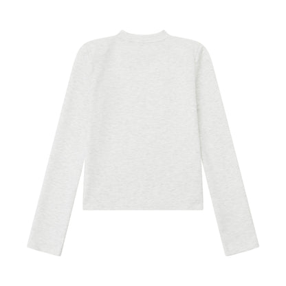 TODAMU® American Vintage Sexy Girl Basic Versatile Long Sleeve Shirt for Women