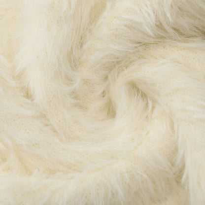 TODAMU® Women's American retro loose letter furry round neck sweater