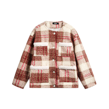 TODAMU®  new winter new sweet girly vest detachable lamb wool cotton jacket