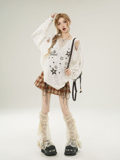 TODAMU® Women's New Style Sweet Hole Loose Blouse Long Sleeves